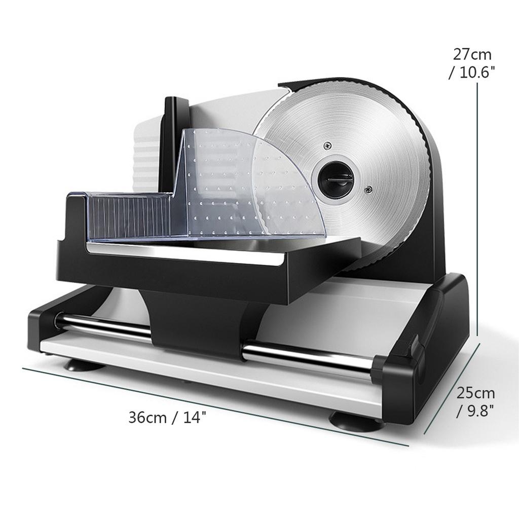 200W 7.5inch Household Meat Cutter Electric Lamb Beef Slicer Vegetable Fruit Meat Cutting Machine