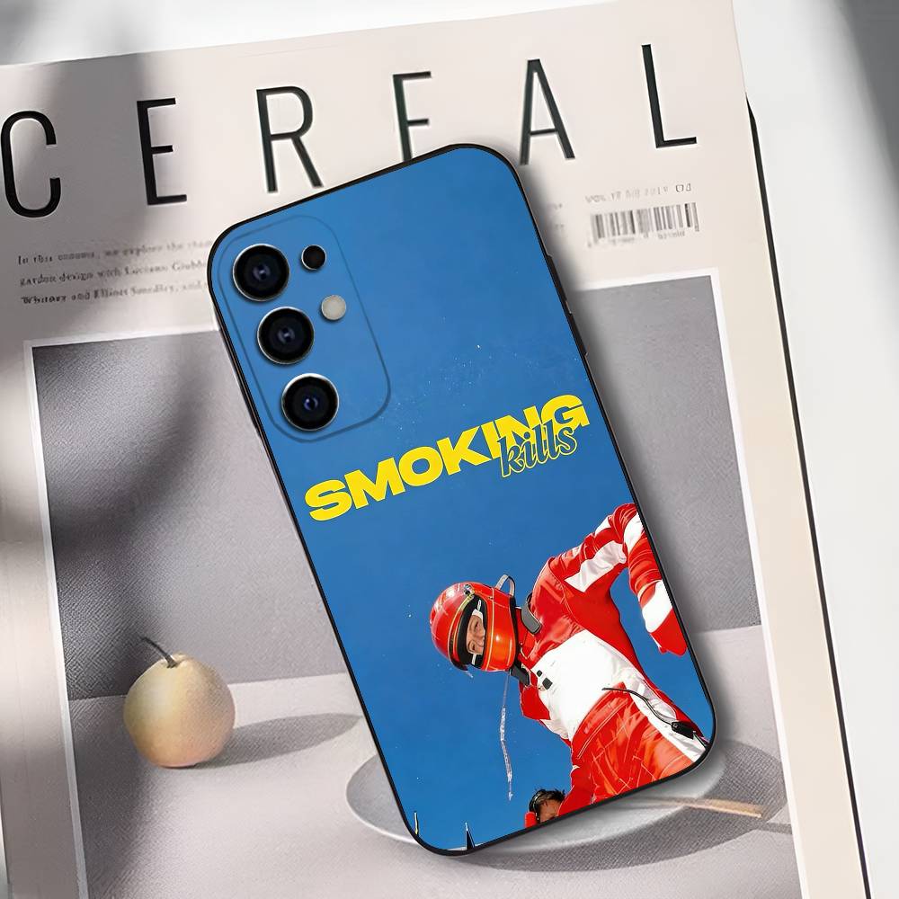 Racing Driver M-Michael S-Schumacher Phone Case For Samsung S25,S24,S21,S22,S23,S30,Ultra,S20,Plus,Fe,Lite,Soft Black Cover