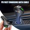 cxbkdv1 Car Charger USB Type-C Ports Super Fast Charging Adapter Accessories For Mitsubishi Asx Lancer L200 Pajero Sport Attrage Xpander