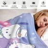 Sanrio Dreamy Stage Flannel Blanket Soft Warm Fluffy Throw Cute Sofa Bed Cover Office Nap Shawl Lightweight Summer Blanket
