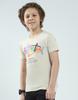MONTE CARLO Boy's Regular Fit Printed Half Sleeve T-Shirt
