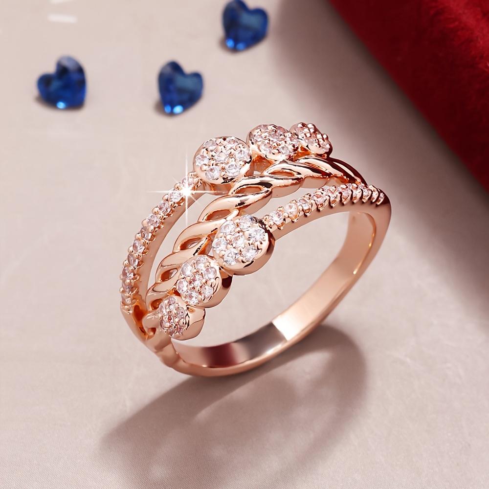 1pc Fashionable, Elegant, and Grand Wide-face Design Inlaid with Synthetic Zircon Women's Ring Suitable for Daily Wear, Banquets, Holidays, Travel,