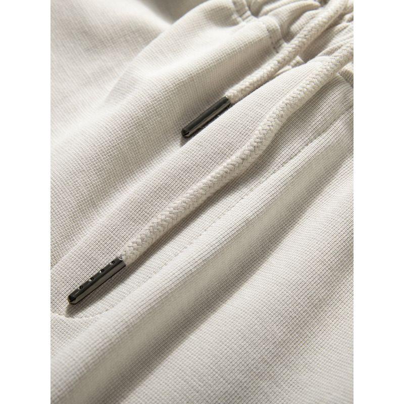 Men's Summer Trendy Elastic Moisture-Wicking Breathable Knee-Length Outdoor Sports Casual Shorts with Elastic Waistband