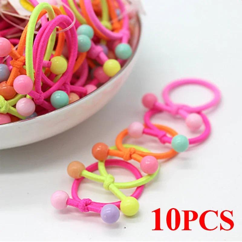 

10-50Pcs Red Cherry Elastic Hairbands Baby Girls Cute Cartoon Hair Ties Rope Ponytail Holder Heaband Scrunchie Accessories