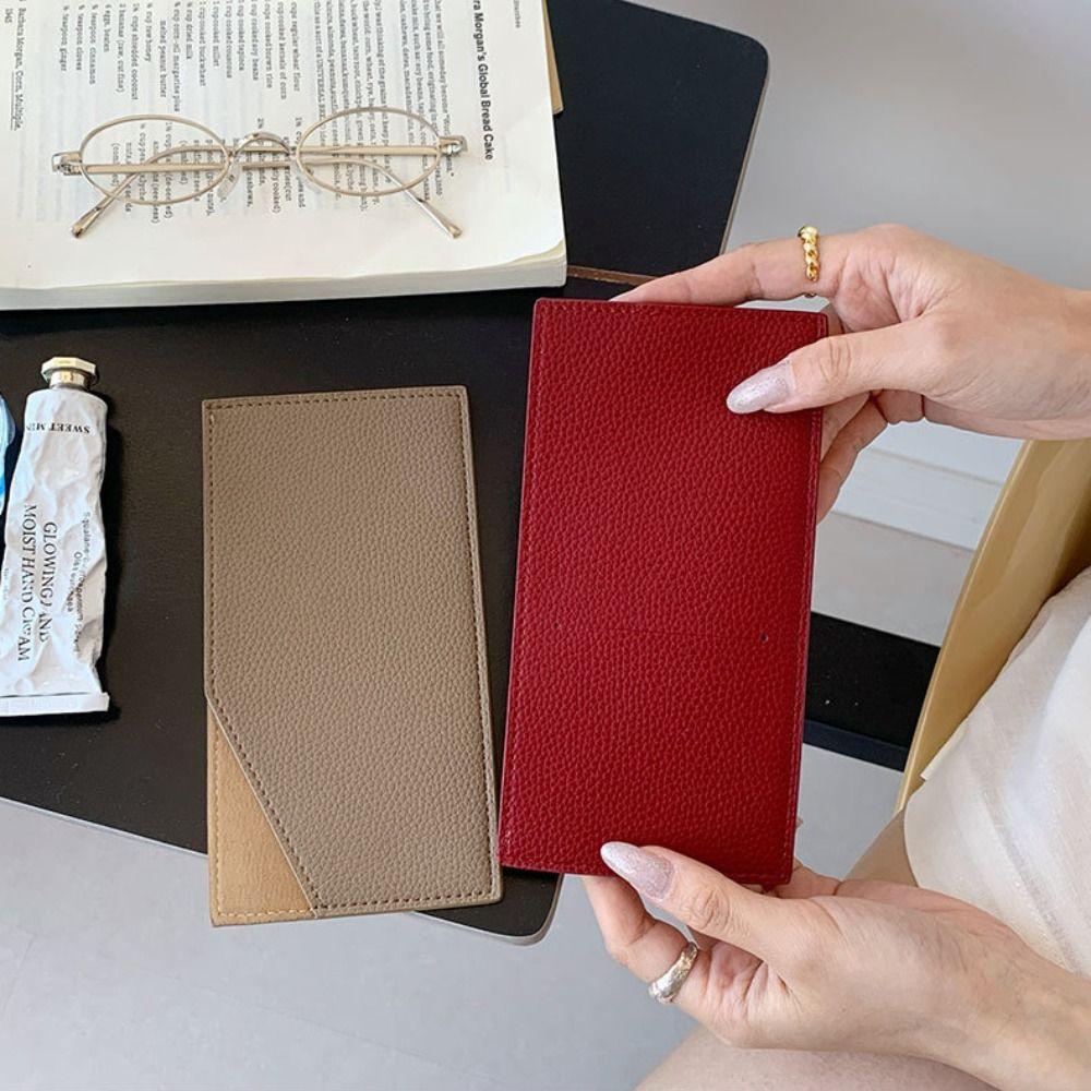 Lightweight Ultrathin Long Wallet PU Women Wallet Anti-splash Water Small Card Holder Lady