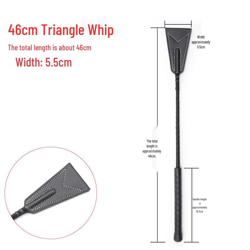 Long Handle Rivet Horsewhip: Erotic Spanking & Discipline Toy
