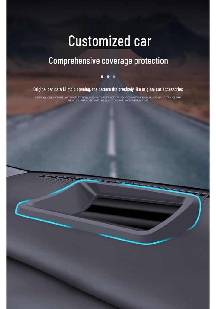 Denza D9 22-24 Model HUD Dust Cover: Protective Car Interior Accessory