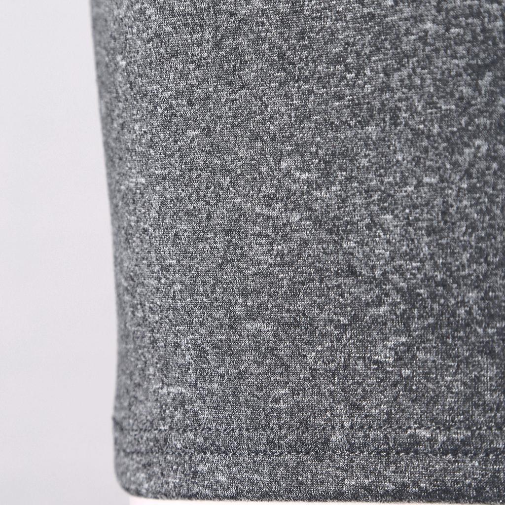 Herr Casual Hög Hals Långärmad T-shirt Enfärgad Smal Passform Pullover Undertröja Termisk Baslager Skjorta