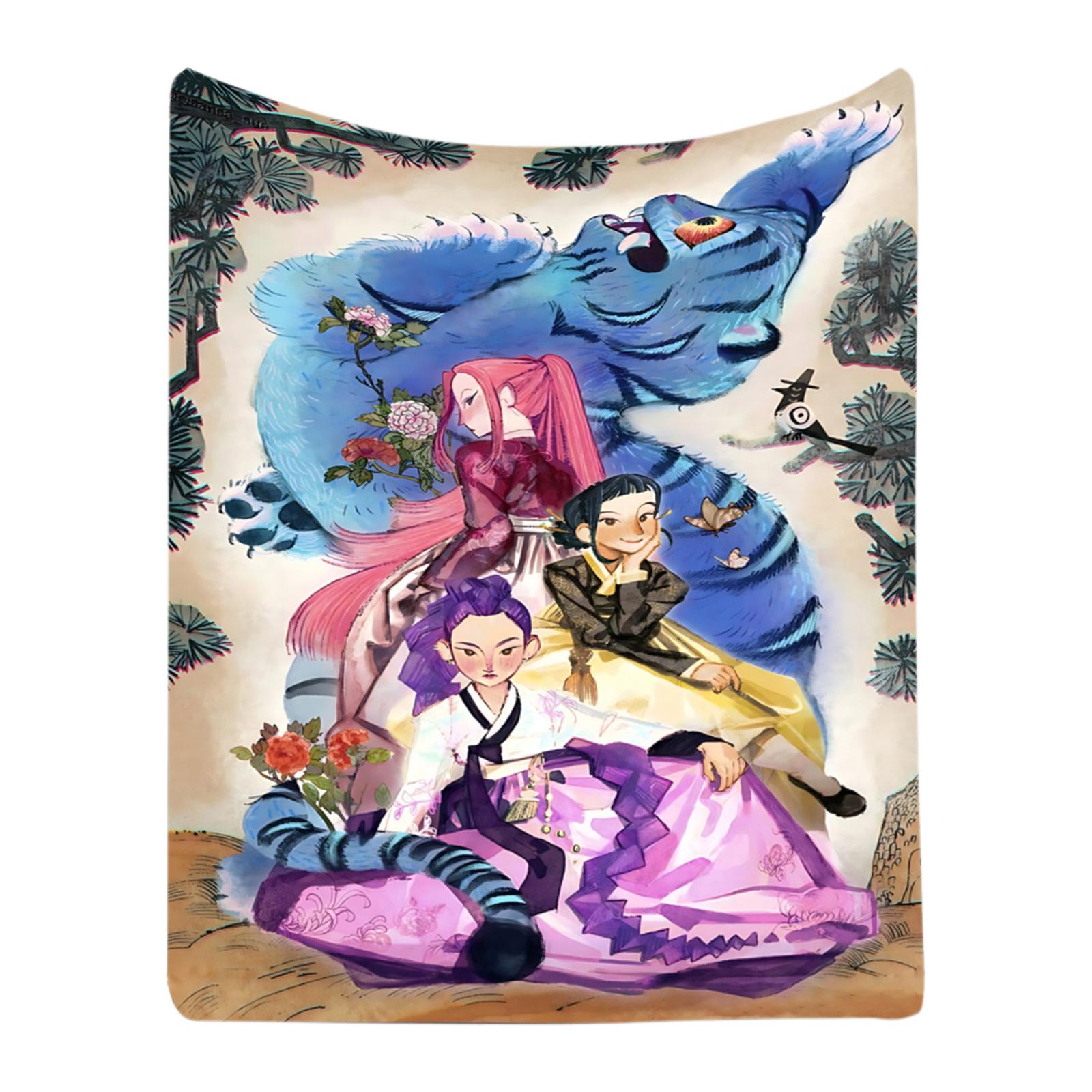 

100*150cm Witch Hunts Warm Blanket One Size