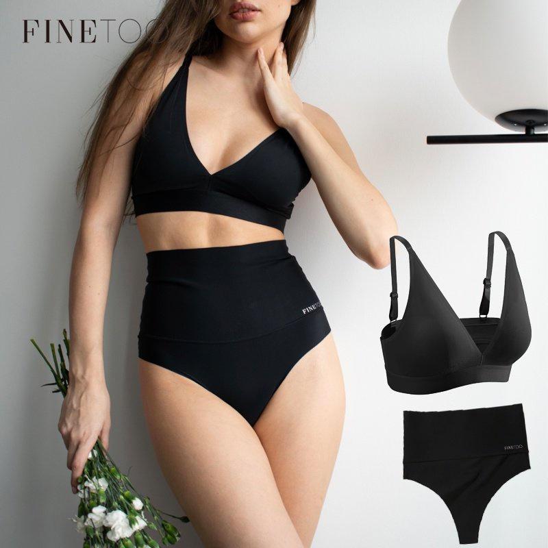 

FINETOO Women Bra GWP Deep V Backless Bralette Padded Back Closure Bras Tank Top Female Underwear Sexy Lingerie Seamless Brassiere Intimates