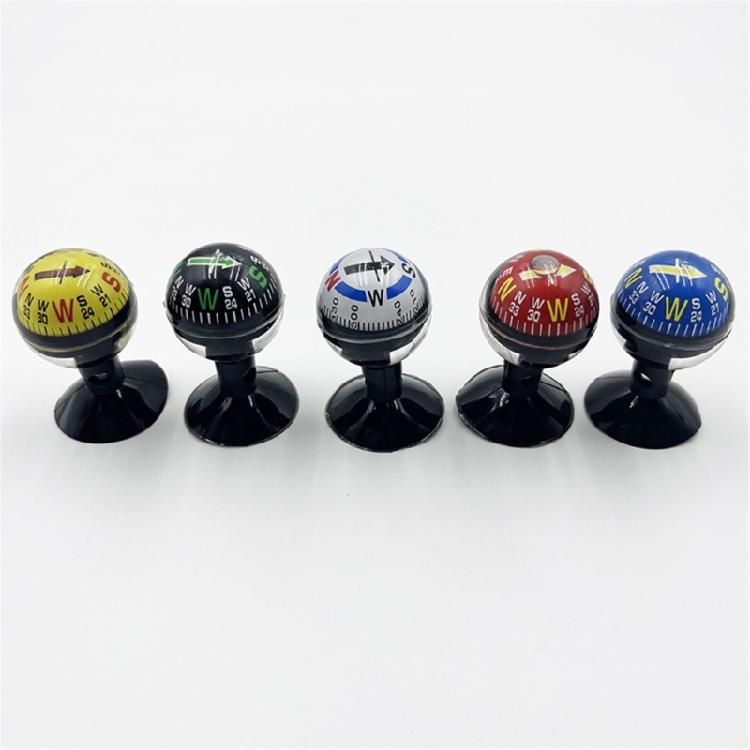 Outdoor Regulable Navigations Dashboard Car Compasses Ball Shape Compasses Hiking Navigations Accessory