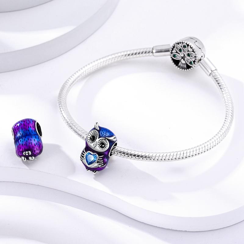 Charms Silver 925 Stitch Bead Fits 3mm Bracelet Bangle Necklace For Women Pendant Luxury DIY Jewelry Making Gift