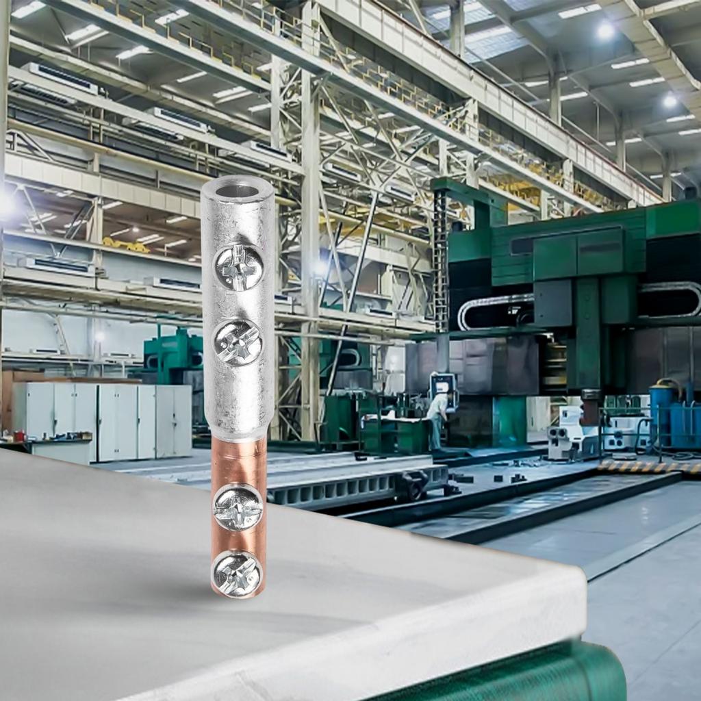 Övergångskoppling av koppar och aluminium för stabil anslutning