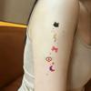 Halloween dunkle Persönlichkeit roter Schmetterling Make-up Gesicht Aufkleber Tattoo Aufkleber