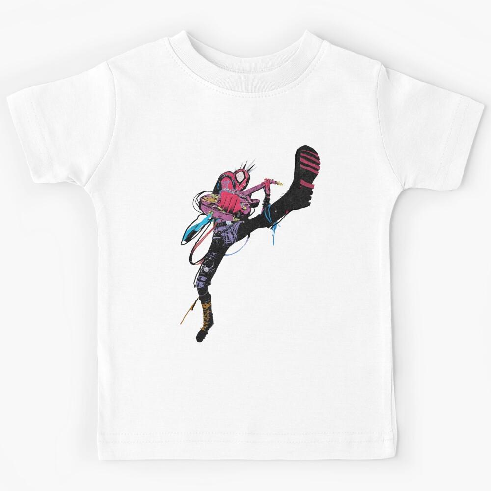 Across The Punk miles morales gwen spiderpunk Kids T-Shirt 110