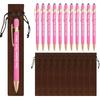 25Sets Customizable Ballpoint Pens Luxury Soft Touch round Writing Tools with Brown Cases - Includes 25 Pens And 25 Brown Bags