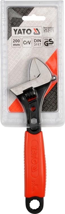 Adjustable Wrench 200 Mm YT-2171 YATO