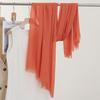 Monochrome Thin Scarf Women'S Sunscreen Shawl Solid Color Simple Imitation Cotton And Linen Silk Scarf High-End Yarn