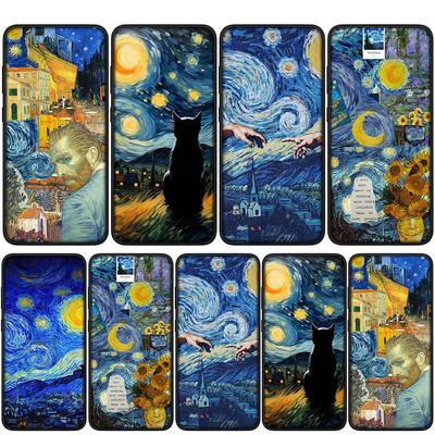 Etui na iPhone 16 15 14 Xiaomi Redmi Note 13 12 11 Pro Max X 10 8 9 XR Samsung Galaxy S24 S23 A05 OPPO Huawei Gwiaździsta noc Van Gogh Art Phone Case