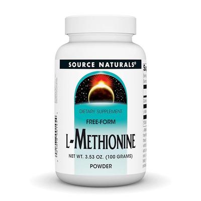 Polvo de L-Metionina en Forma Libre, 3.53 oz