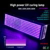 200W High Power UV Ink Dryer Screen Printing Fast Curing Lamp UV Shadowless Adhesive Portable Air-cooled LED Ink Coating 395nm