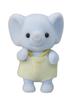 Epoch Sylvanian Families Elephant Doll Set FS-38 ST Certification For Ages 3 and Up Toys Dollhouse