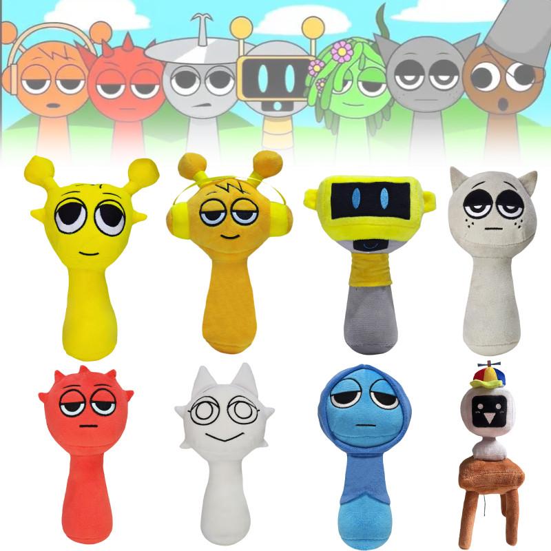 Sprunki Plüsch Musik Spiel Roboter Spielzeug Festliches Geschenk Ideal für Kinder und Sammler 20cm