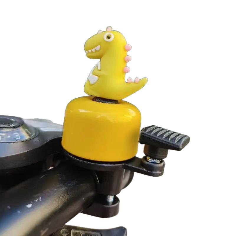 "Dinosaur Bike Horn - 120dB Roaring Sound! Durable Iron Bell for MTB & Road Bikes - Loud Safety Alert  Accessory for All Riders"