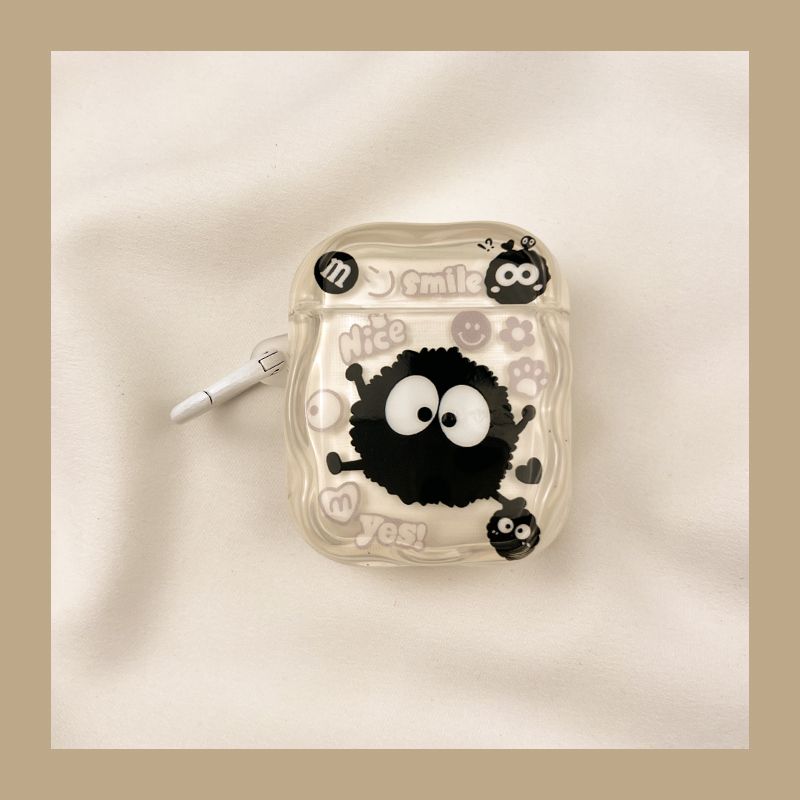 

Airpod3 for Apple Pro Earphone Case Second Generation Wireless Bluetooth Third Generation Aipods2 Generation Aripod Fourth Generation 5 5 Generation AirPods 3 [Cartoon cute briquettes] send Hook