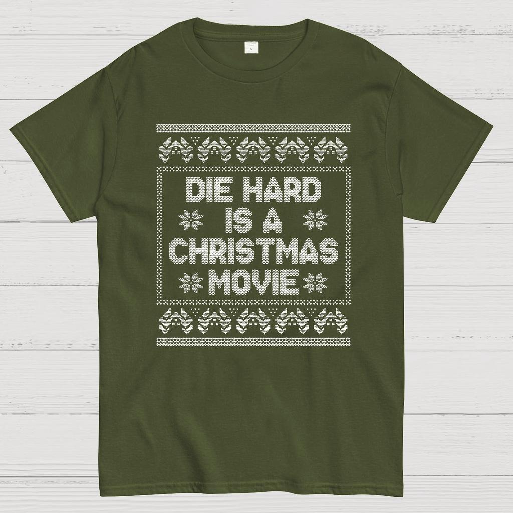 Die Hard Is A Christmas Movie Cotton Summer Casual Cool Loose T-Shirt