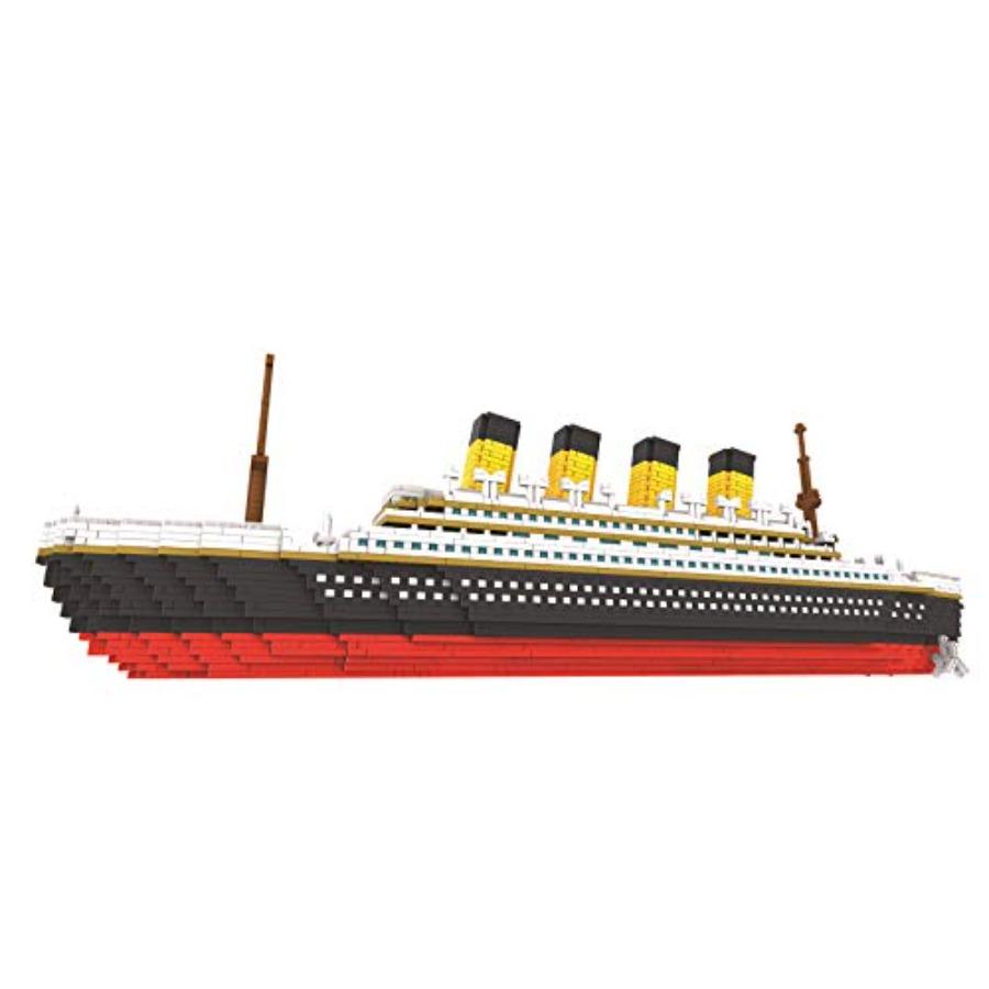 3800 Pieces World Famous Micro Building Blocks Bricks Set Mini Construction Toy Kit for and Adults KLJM03 Big Cruise Ship Ideal