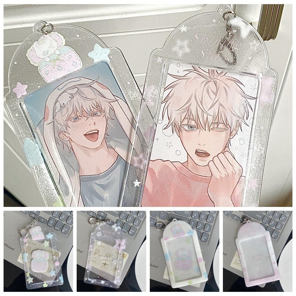 

с брелком для ключей, держатель для фотокарточки, защитный чехол, чехол для студенческой карты, держатель для студенческой карты Idol style 3