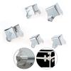 4pcs Air Box Corner Speaker Protector Three-pronged Metal Code Aviation Brackets Triangle Brace Decor Furniture Suitcase Luggage