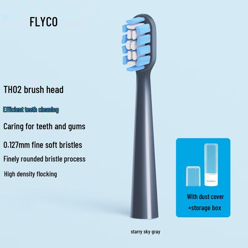 

FLYCO Sonic Electric Toothbrush & Replacement Heads
