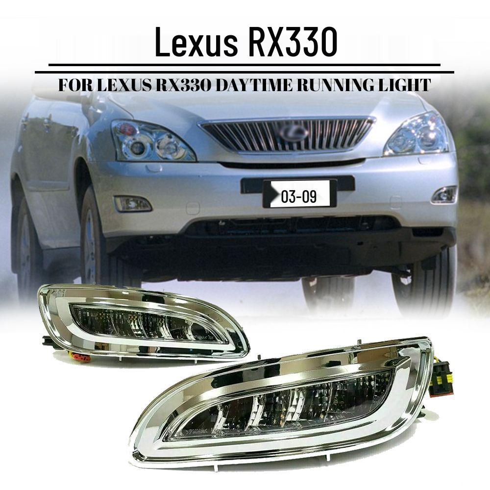 2003-2009 Lexus RX330 Front Daytime Running & Fog/Turn Lights