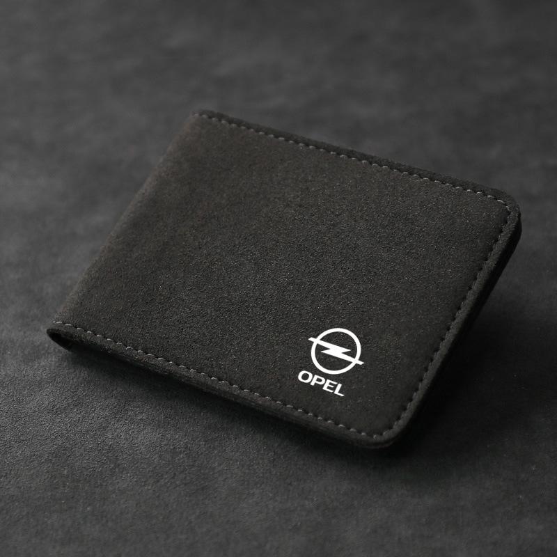 Nowy Etui Ochronne na Dokumenty Samochodowe Uchwyt na Karty Kredytowe Klips Do Opel OPC Astra H Insignia Mokka Zafira Corsa Vectra