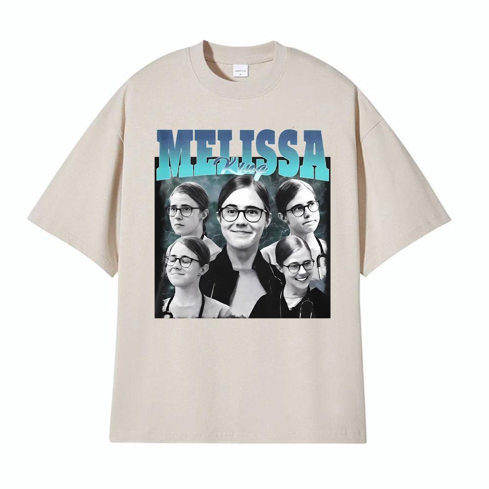 Melissa King Vintage Funny Doctor Meme Print Tshirts Men Women Clothing Fashion Harajuku Tshirt Short Sleeve Oversized T Shirt