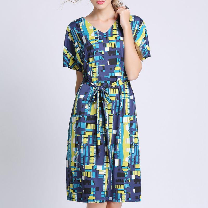 

Women s Unique HANAJIRUSHI Straight plus Size Summer Dress Army Green short sleeve M