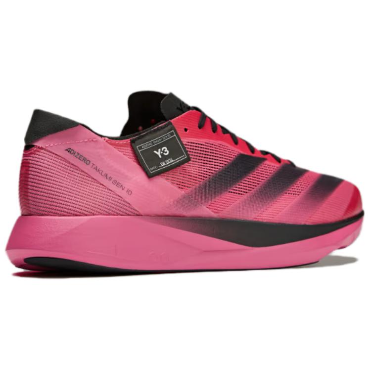 Adidas Y-3 Takumi Sen 10 Semi Solar Pink мужские кроссовки Core-Black IH0861 40⅔ — фото 4