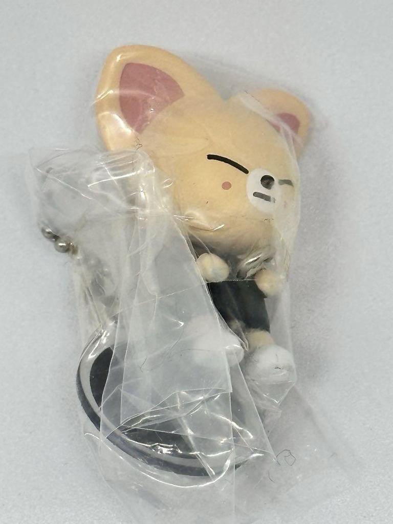 [USED] skzoo foxinny pinch and connect mascot + retro glass miniature set