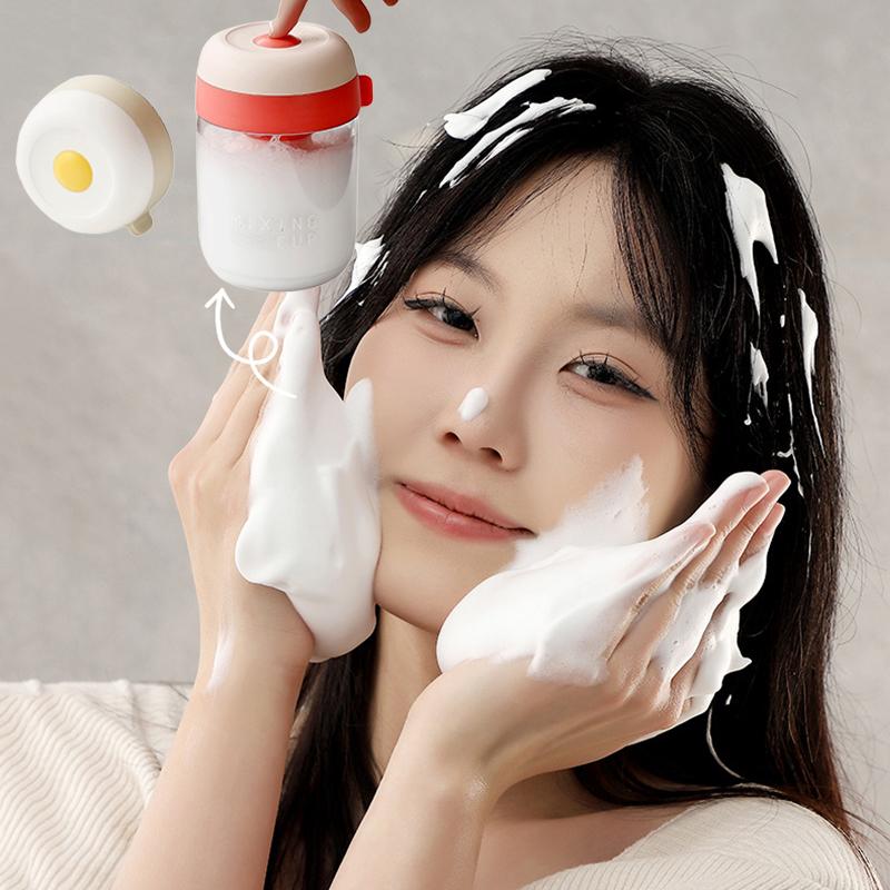 Automatic Foaming Facial Cleanser Dispenser – Mini Desktop Washing Device with Large-Capacity Container for Bathroom Use