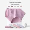 High-Waist Pure Cotton Plus Size Shaping Briefs for Middle-Aged Women with Antibacterial Crotch