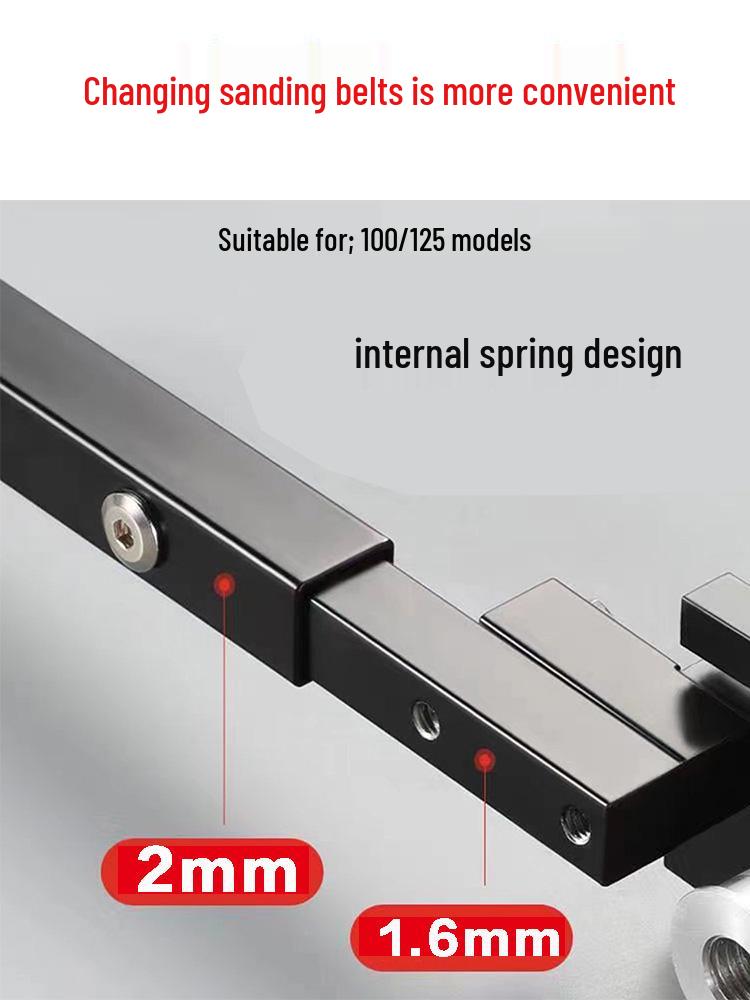 Compact Sanding Belt Machine Stand for Wood & Metal: Angle Grinder Attachment for Sanding, Grinding, and Sharpening.