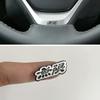 3D Metal Mugen Logo Car Steering Wheel Emblem Badge Sticker Decal For Accord Civic CRV Crosstour HRV City Jazz Accessories