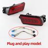 2PCS LED Reflector For Toyota Land Cruiser Prado 150 LC150 FJ150 GRJ150 2010 -  Rear Bumper LED Tail Light Brake Light
