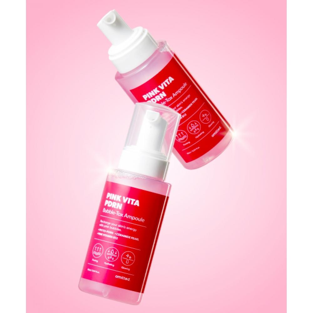 

Omgetic [2pack] Pink Vita Pdrn Bubble ToX Ampoule 90ml X 2 NONE