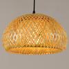 Hand-woven Lamp Shade Bamboo Pastoral Natural Lamp Hanging Cover Home Decor