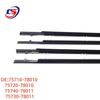 Compatible Weatherstrip for Toyota '21 Model Car Door Windows (75710-78010) - Automotive Sound Insulation Seal.