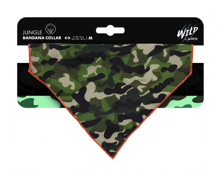 

Wahw Pet Soldier Patterned Dog Bandana - M