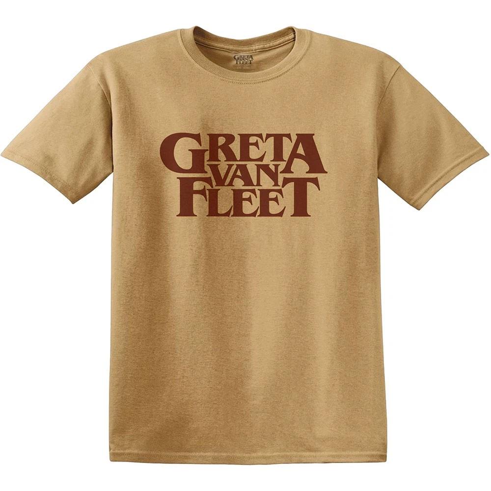 Sand Greta Van Fleet Official Logo Mens Unisex T-Shirt S